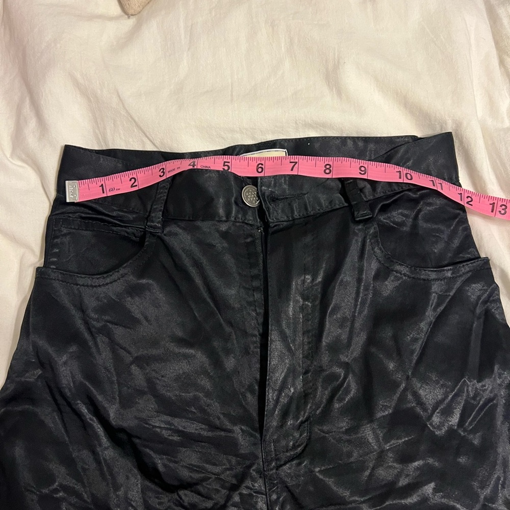 Silky black made in France pants